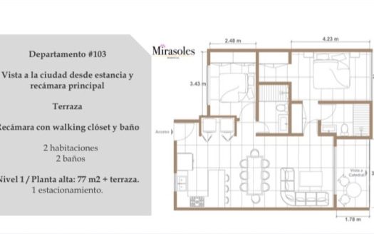 Departamentos en preventa con vista inigualable – Mirasoles Residencial